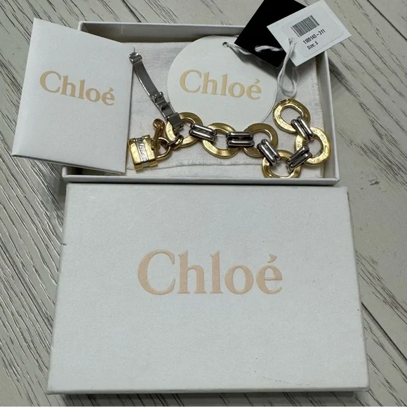 Chloe Gold and Silver Bracelet